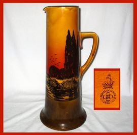 Very Tall Excellent Royal Doulton Kingsware Pitcher