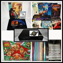 Complete CDI Interactive Gaming System with Loads of Games, we also have a Mitsubishi 73 Inch 3D DLP Home Cinema HDTV 2012 Model