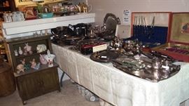 LOTS vintage Silver plate 