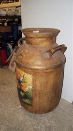 Painted Milk Can
