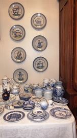 So much blue and white...