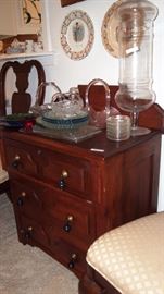 Vintage Apothecary Jar and more glass inc. glass basket collection