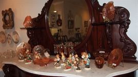 Carnival Glass and Hummels