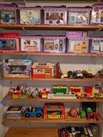Great vintage toys! Fisher Price Dollhouse NIB