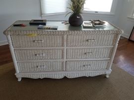 Nice wicker dresser