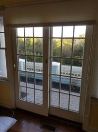 Andersen sliding glass doors throughout