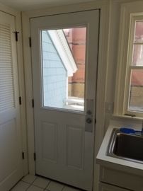 Utility room door
