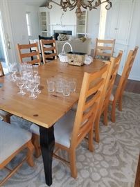 Dining table & chairs