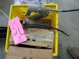 LOT 21 GREASE GUNS