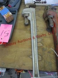 LOT 58 PIPE WRENCH
