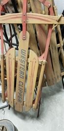 Great vintage sledges
