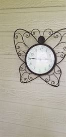 Cute Butterfly clock