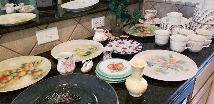 Lots of hand painted china and more
