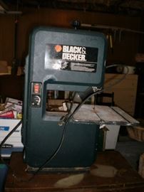 Black & Decker band saw.