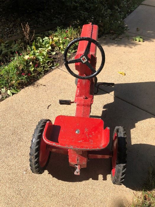 Antique International Pedal Car Tractor