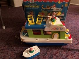 Fisher Price House Boat with Original Box