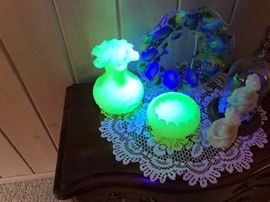 Sherbet Uranium Glass