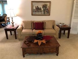 Ethan Allen Coffee Table and Century Couch