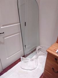 Modern glass top coffee table...2 pieces