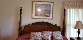 four poster king size bed headboard/footboard