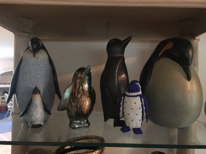 Penguin figurines