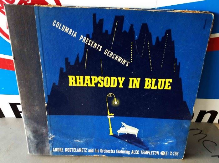 Vintage Record Set- "Rhapsody in Blue"