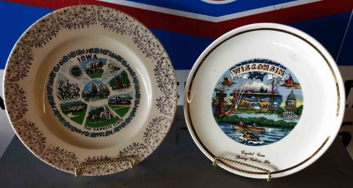 Vintage Souvenir Plates