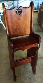 Vintage Wood Child's Chair