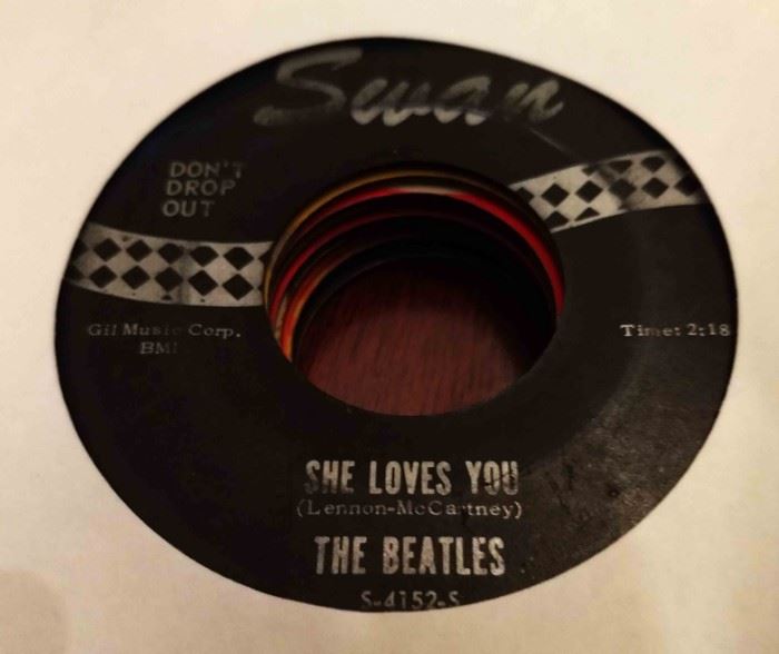 Vintage 45 Record- The Beatles (Swan Label)