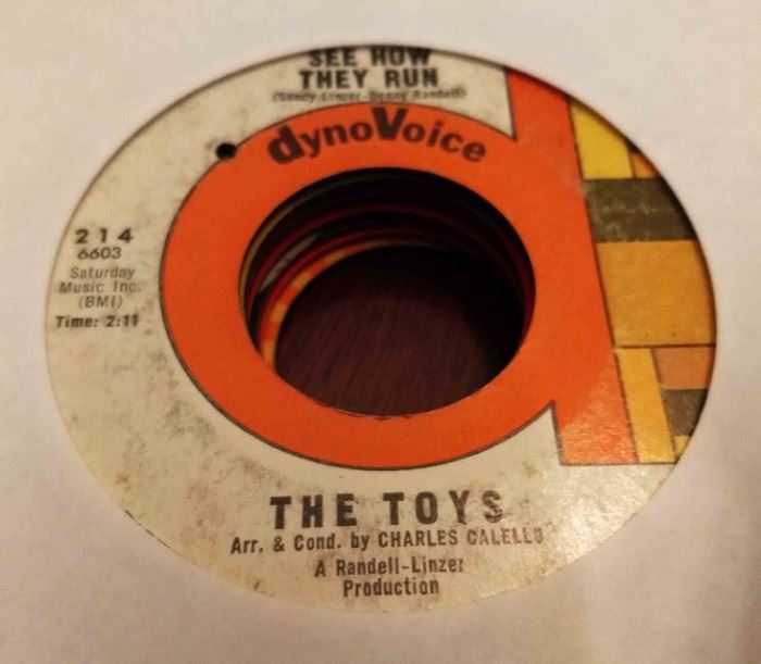 Vintage 45 Record- The Toys