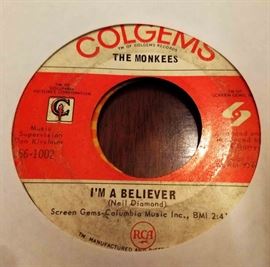 Vintage 45 Record- The Monkees