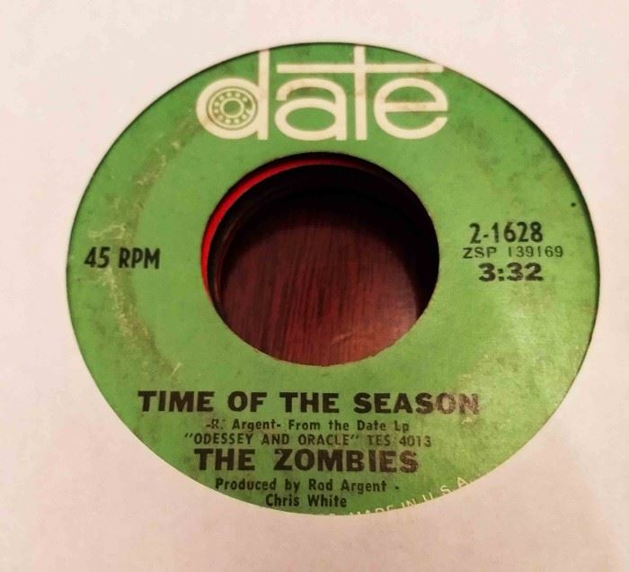 Vintage 45 Record- The Zombies