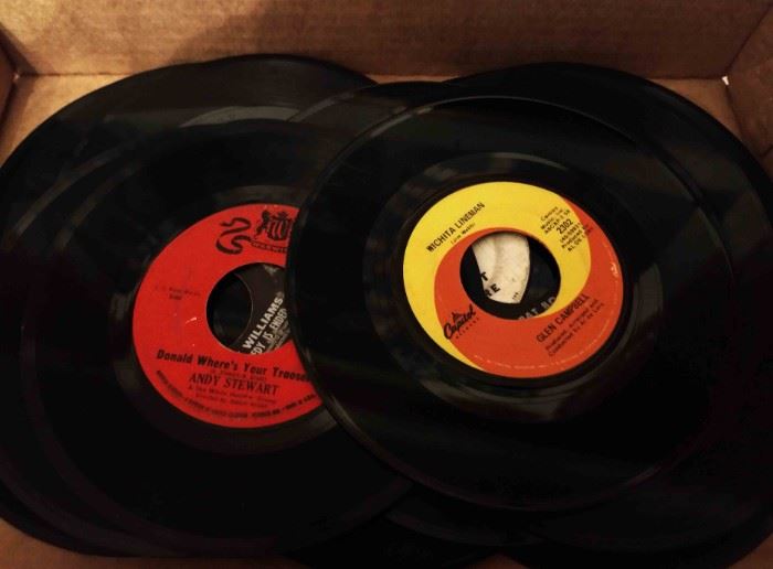 Box Lot- Vintage 45 Records