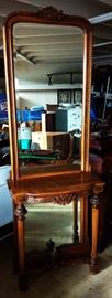 Vintage Pier Mirror & Table