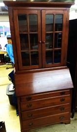 Vintage Slant Front Writing Desk/Cabinet