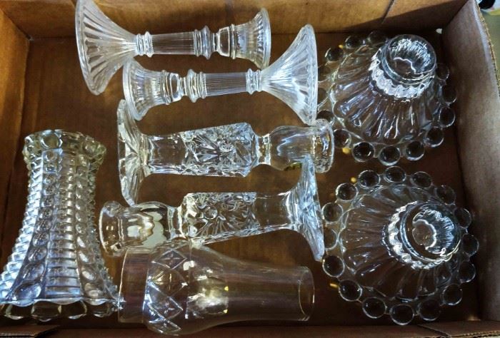 Box Lot- Crystal/Cut Glass