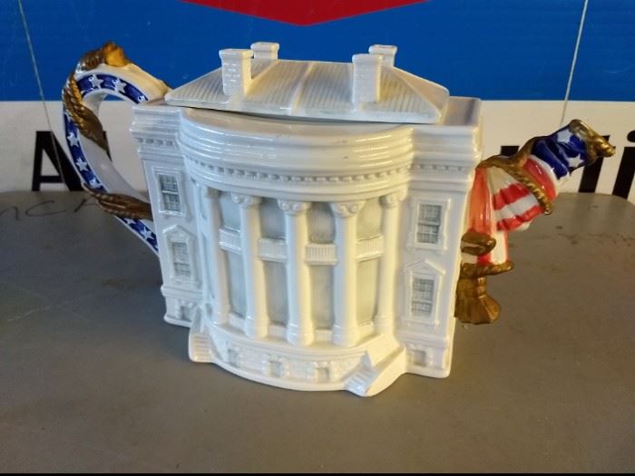 Vintage White House Tea Pot