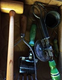 Box Lot- Vintage Kitchen Tools