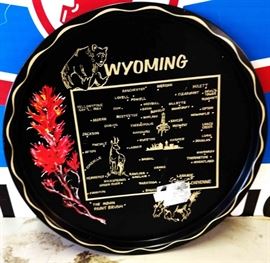 Vintage Wyoming Collectible Plate