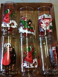Box Lot-Coca-Cola/Christmas Glasses