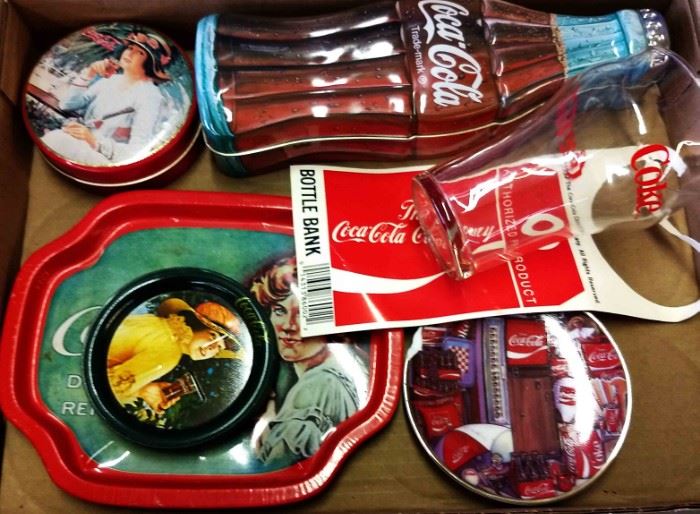 Box Lot- Vintage Coca-Cola Items