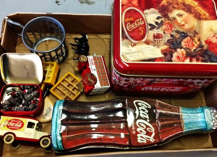 Box Lot- Vintage Coca-Cola Items