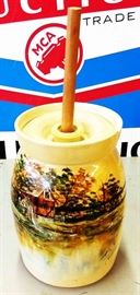 Hand-painted Butter Churn (AS IS)