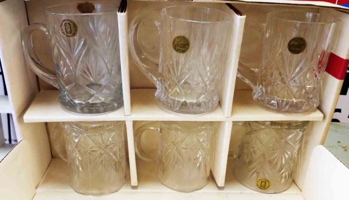Leaded Crystal Glasses, Set of 6