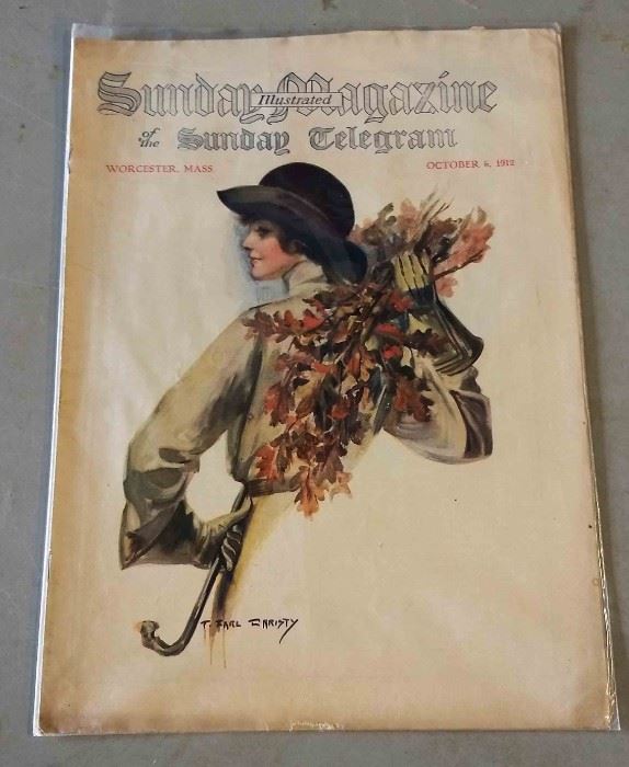 Early 1900s Earl Christy Magazine Cover Artwork (Complete Magazine)