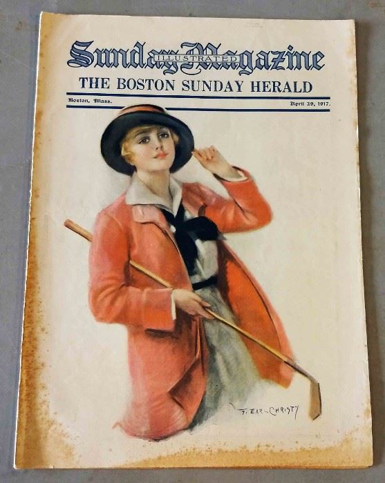 Early 1900s Earl Christy Magazine Cover Artwork (Complete Magazine)
