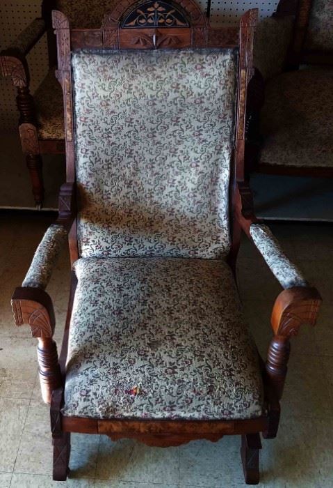 Antique East Lake Rocking (Gliding) Chair