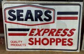 Large "Sears" Plastic Sign
