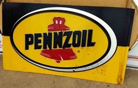 "Pennzoil" Plastic Sign 