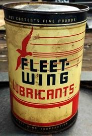Vintage Fleet-Wing Can